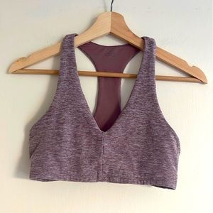 ALO alosoft bra smoky quartz heather